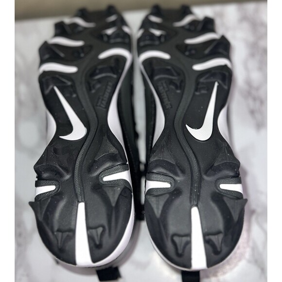 Nike Alpha Menace 4 Shark Molded Men's Black/White/Grey Football Cleats Sz 12US - Picture 7 of 12